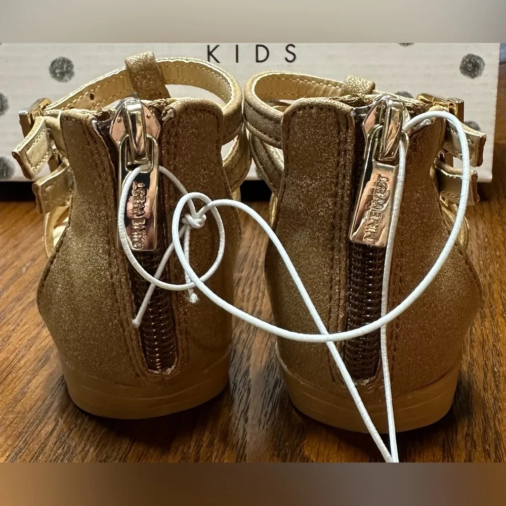 Nine West Kids Toddler/Baby Girls Lily Molly Cognac Sandals NWT Size 5